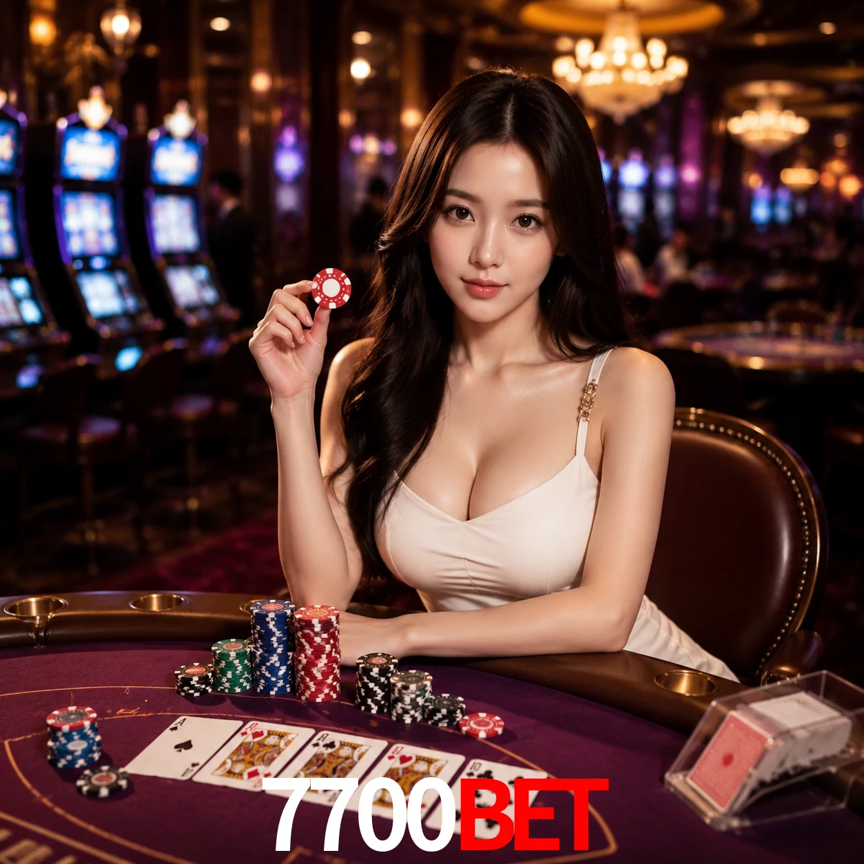 Cassino ao vivo 7700Bet dealers